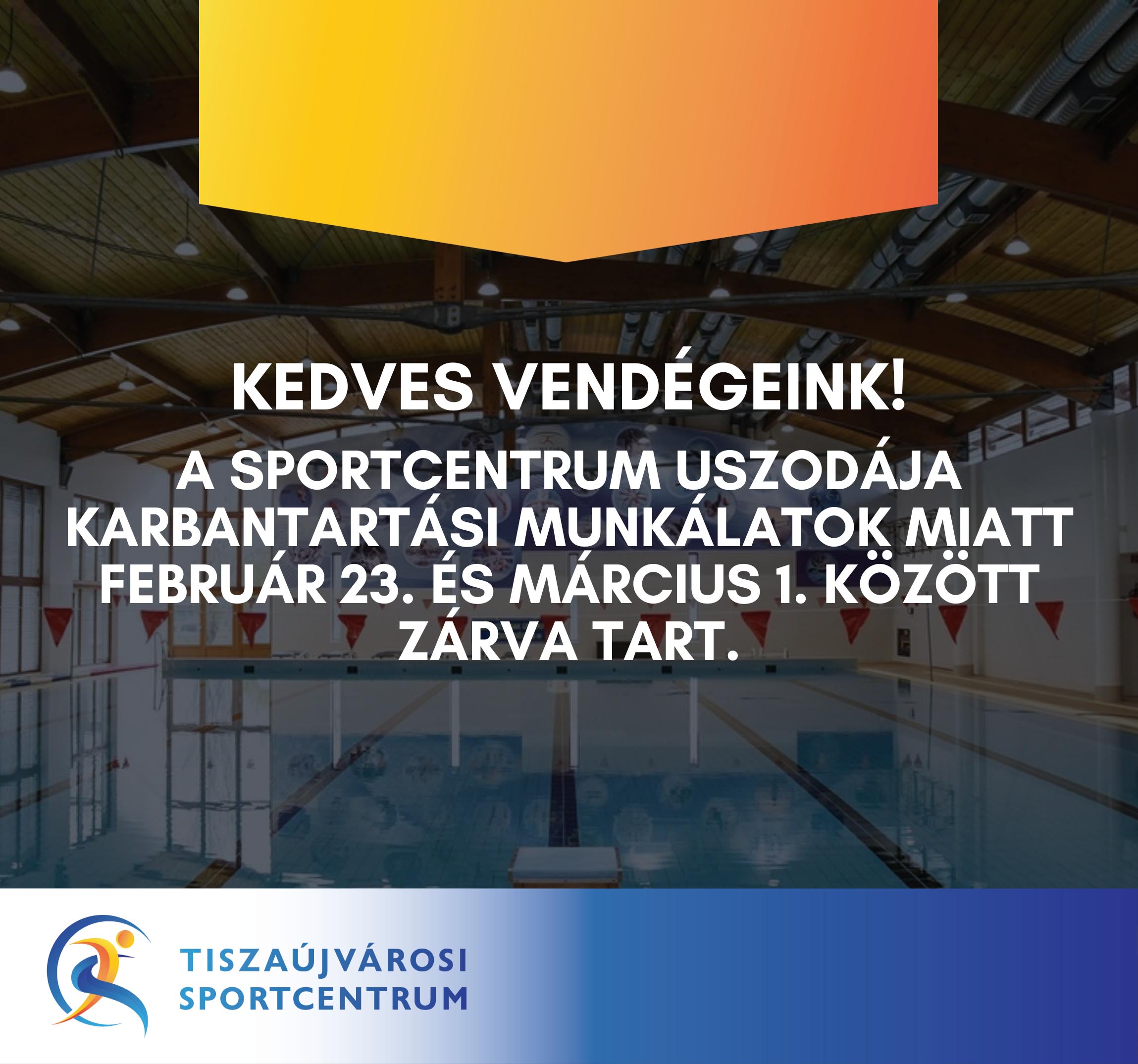 uszoda karbantartás 2026. február